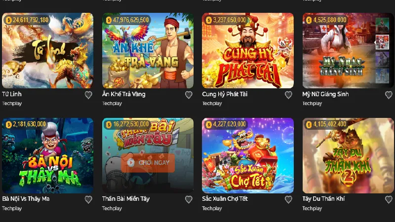Top trò chơi không thể bỏ qua khi chơi Nổ hũ.