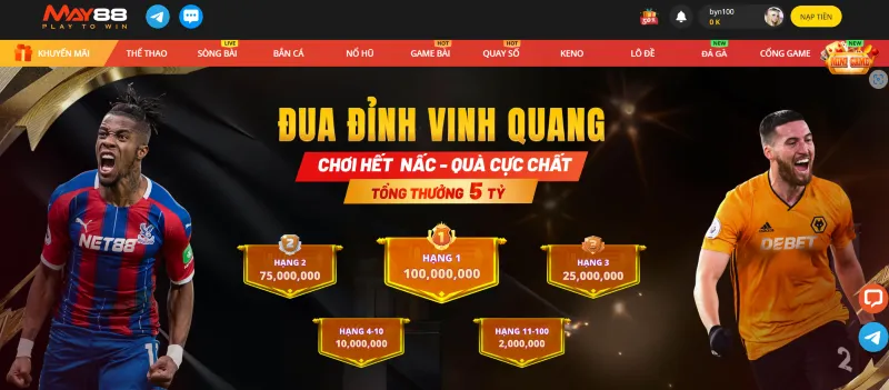 chương trình Khuyến mãi May88